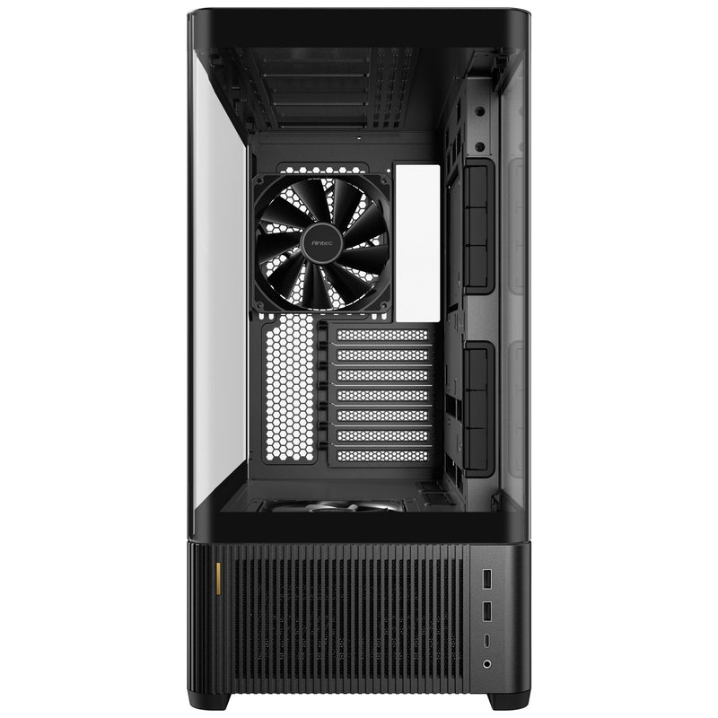 Afbeelding laden in galerijviewer, Antec c6 curve air midi tower behuizing (zwart | 2x usb-a | 1x usb-c | tempered glass)