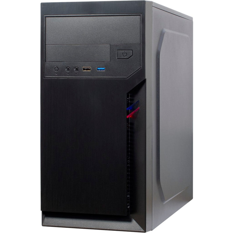 Load image into Gallery viewer, Inter-tech it-6502 romea mini tower behuizing (zwart | 2x usb-a)