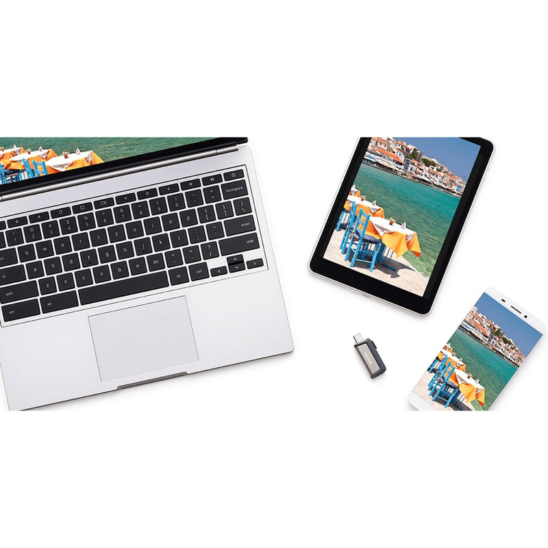 Load image into Gallery viewer, Sandisk ultra dual drive go 64 gb usb-stick (zwart, usb-a 3.2 (5 gbit s), usb-c 3.2 (5 gbit s))