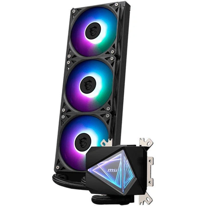 Load image into Gallery viewer, Msi mag coreliquid i360 waterkoeling (zwart, 4-pin pwm fan-connector)