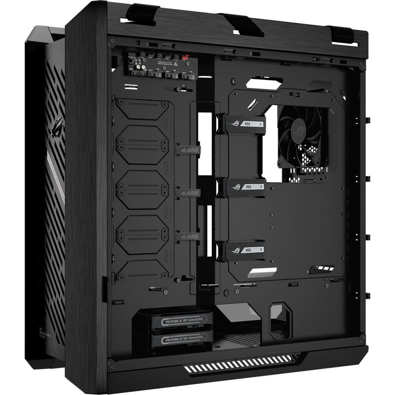 Load image into Gallery viewer, Asus rog strix helios ii gx601s midi tower behuizing (zwart | 4x usb-a | 2x usb-c | rgb | tempered glass)