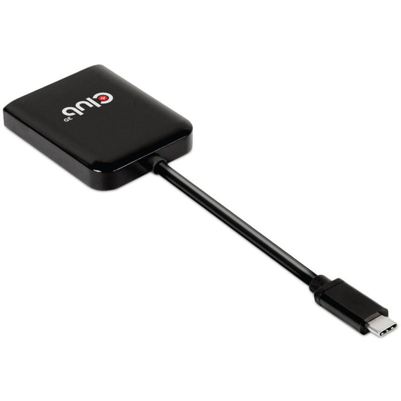 Afbeelding laden in galerijviewer, Club 3d usb‑c (dp alt‑mode) naar 2x displayport hub (zwart)