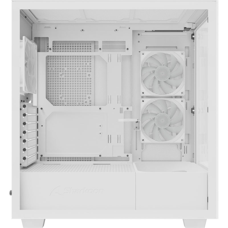 Load image into Gallery viewer, Sharkoon rebel c60 rgb midi tower behuizing (wit | 2x usb-a | 1x usb-c | rgb | tempered glass)