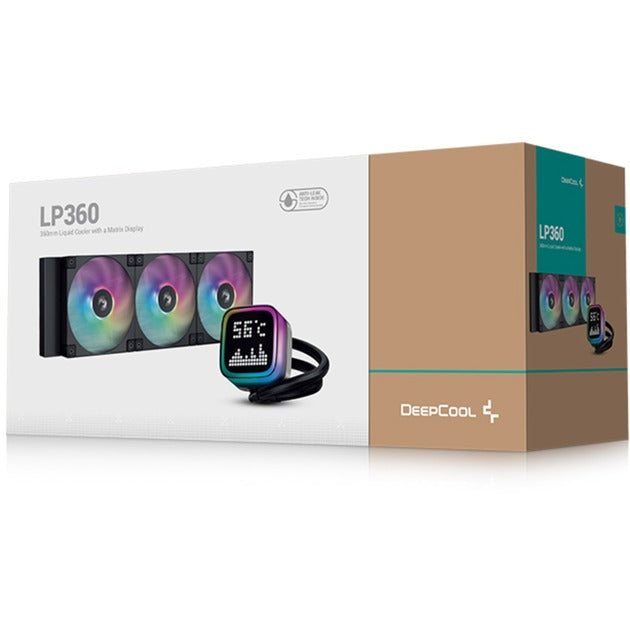 Cargue la imagen en el visor de la galería, Deepcool lp360 waterkoeling (zwart, 4-pins pwm fan-connector)