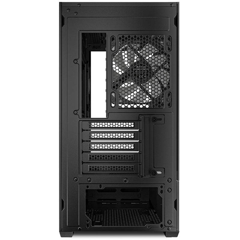 Load image into Gallery viewer, Sharkoon mk6 rgb mini tower behuizing (zwart | 2x usb-a | 1x usb-c | rgb | tempered glass)