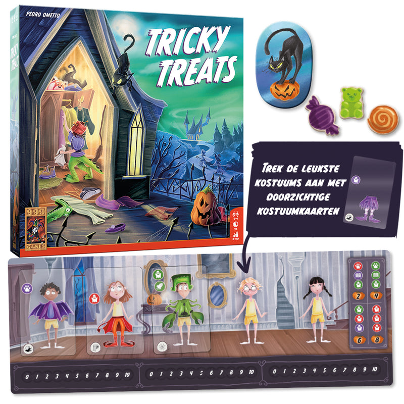 ギャラリービューアに画像をロードする, 999games 999 games tricky treats bordspel (nederlands, 2 - 4 spelers, 45 minuten, vanaf 8 jaar)