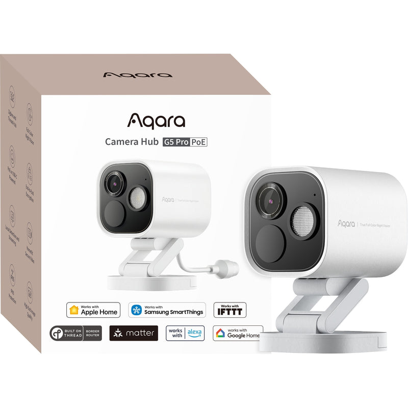 Cargue la imagen en el visor de la galería, Aqara camera hub g5 pro poe (wit, kleurennachtzicht)