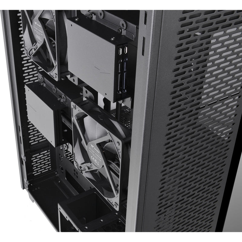 Laden Sie das Bild in Galerie -Viewer, Thermaltake the tower 500 midi tower behuizing (zwart | 4x usb-a | 1x usb-c | tempered glass)