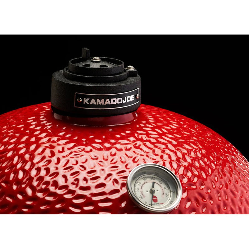 Load image into Gallery viewer, Kamado joe big joe i houtskoolbarbecue (rood zwart, ø 61cm)