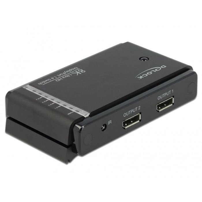 Load image into Gallery viewer, Delock displayport switch 2x 2 displayport in naar 1x 2 displayport out (zwart)