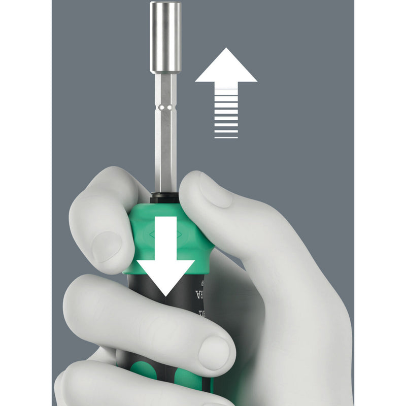 Load image into Gallery viewer, Wera kraftform kompakt 28 ra met etui, 6‑delig bitset (zwart groen)