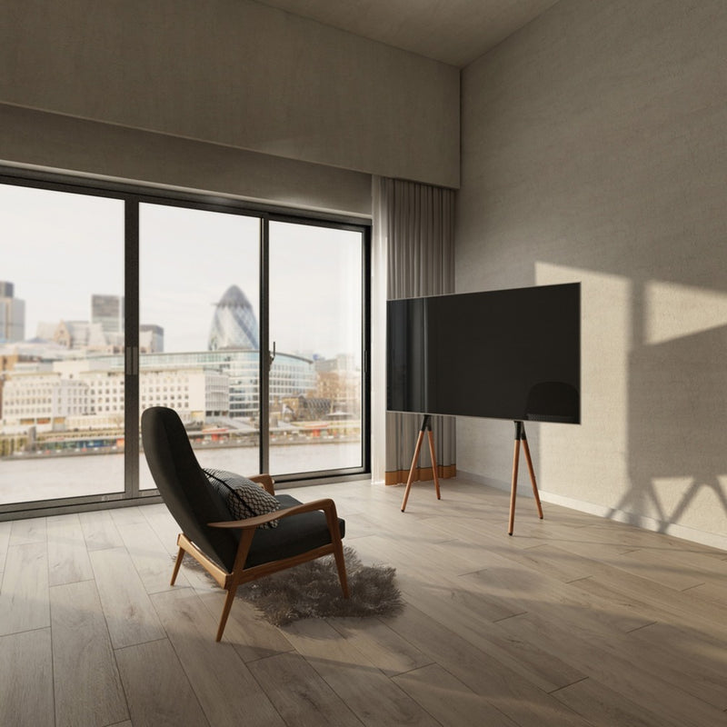 Load image into Gallery viewer, Neomounts nm-m1000black flatscreen meubel tv-vloerstandaard (zwart)