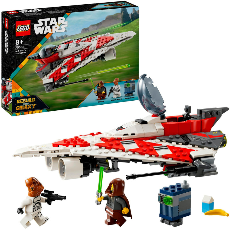 Afbeelding laden in galerijviewer, Lego star wars - jedi bobs starfighter constructiespeelgoed (75388)