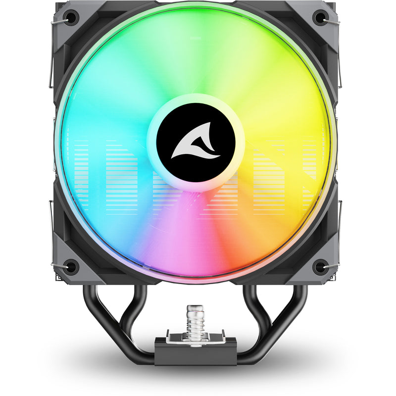 Load image into Gallery viewer, Sharkoon a40 rgb cpu-koeler (zwart, 4-pins pwm fan-connector)