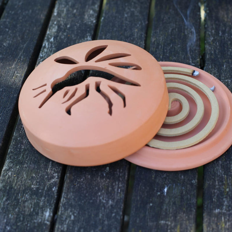 Afbeelding laden in galerijviewer, Esschert design citronella spiralen in terracotta
