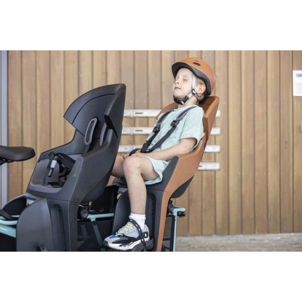 Afbeelding laden in galerijviewer, Bobike kinderzitje achter evolve maxi - framebevestiging - cinnamon brown