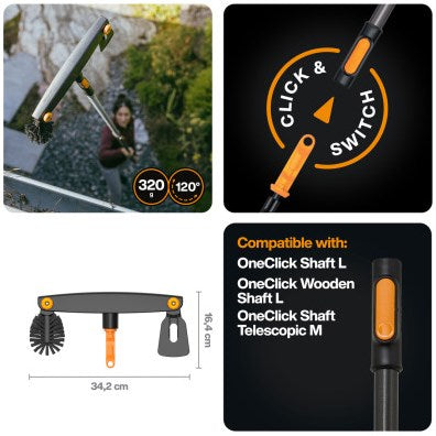 ギャラリービューアに画像をロードする, Fiskars oneclick dakgootreiniger - 1080698