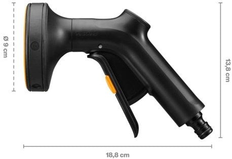 Afbeelding laden in galerijviewer, Fiskars solid broeskop multi, 3 standen, knijpbediening – 1070836