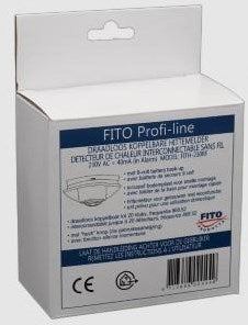 Cargue la imagen en el visor de la galería, Enzo fito optische mini hittemelder 230v draadloos koppelbaar - 7900546