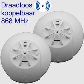 Cargue la imagen en el visor de la galería, Enzo fito optische mini hittemelder 230v draadloos koppelbaar - 7900546