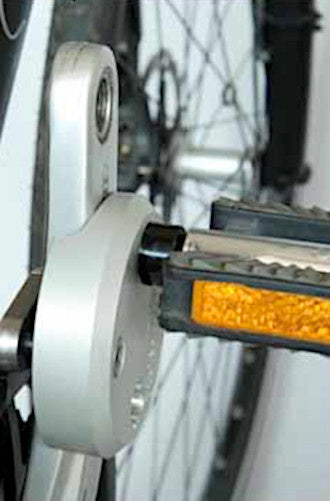 Load image into Gallery viewer, Fom crankverkorter universeel aluminium zilver