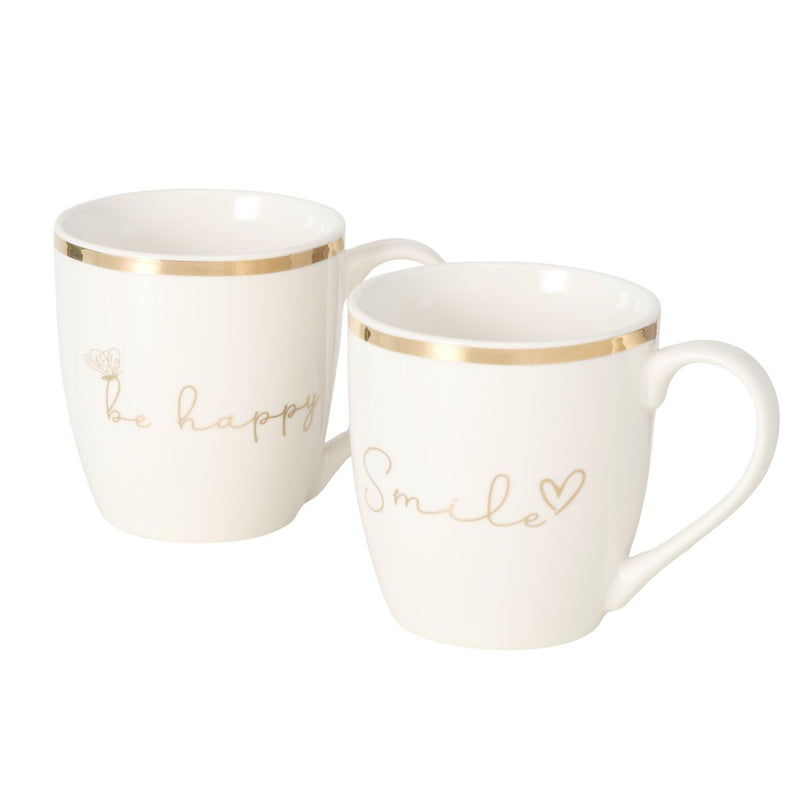 Load image into Gallery viewer, Boltze home mok davina be happy smile 400ml h10cm