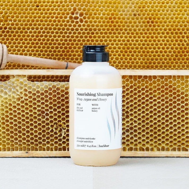Afbeelding laden in galerijviewer, Farmavita backbar nourishing shampoo n°02 argan and honey 250ml