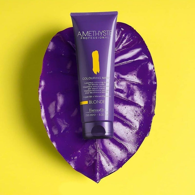 Load image into Gallery viewer, Farmavita amethyste colouring mask blonde 250ml