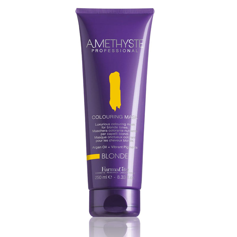 Load image into Gallery viewer, Farmavita amethyste colouring mask blonde 250ml