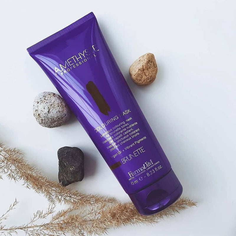 Load image into Gallery viewer, Farmavita amethyste colouring mask brunette 250ml