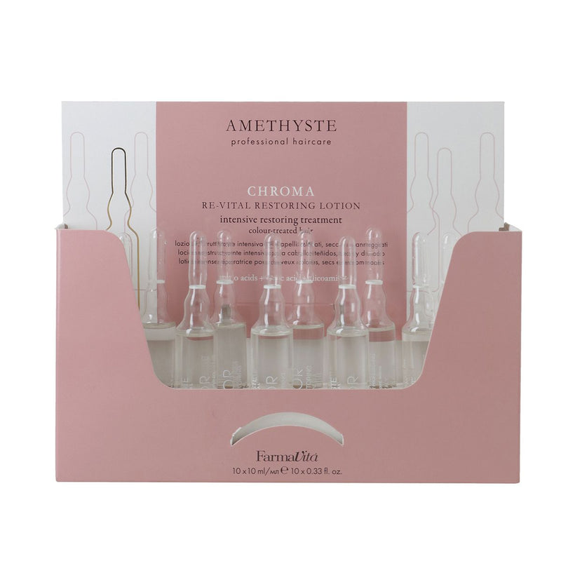 Load image into Gallery viewer, Farmavita amethyste chroma re-vital restoring lotion 10x10ml