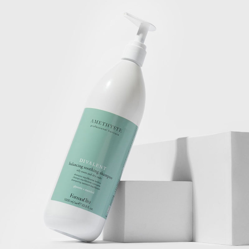 Load image into Gallery viewer, Farmavita amethyste divalent balancing soothing shampoo 1000ml