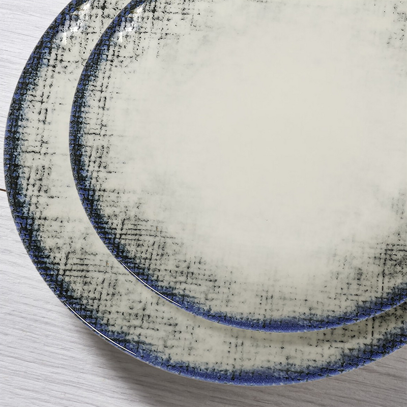 Laden Sie das Bild in Galerie -Viewer, Güral serviesset denim 24-delig