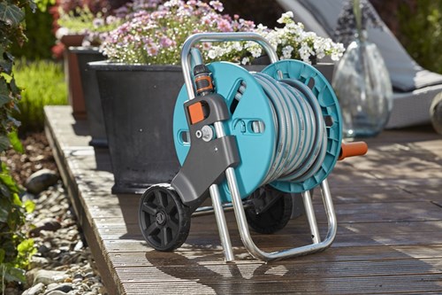 Laden Sie das Bild in Galerie -Viewer, Gardena producten aquaroll s set slangenwagen