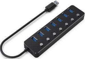 Afbeelding laden in galerijviewer, Enzo gembird usb 3.1 hub 7 poorts - 9510509