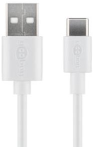 Load image into Gallery viewer, Enzo goobay usb-c laadkabel 1m wit - 9550305