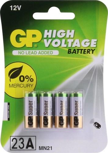 Load image into Gallery viewer, Gp 23a 12 volt alkaline blister 4 3011961