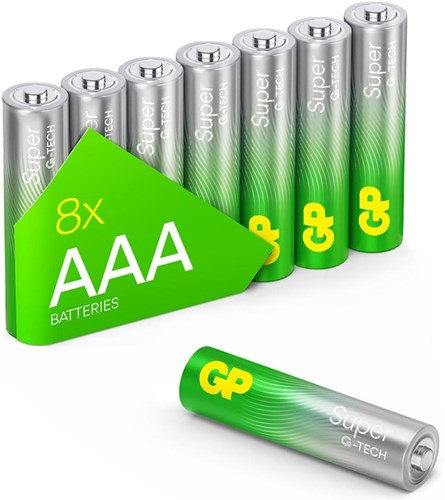 Load image into Gallery viewer, Gp 8-multipack aaa batterij alkaline lr03 24a