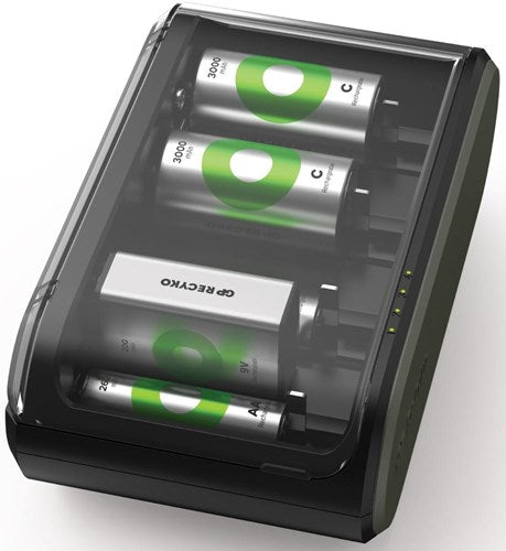 Laden Sie das Bild in Galerie -Viewer, Gp batterijlader usb universeel - zonder batterijen - 3503079