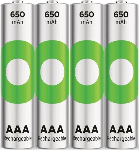 Afbeelding laden in galerijviewer, Gp nimh oplaadbare batterij aaa 650ma phone blister(4) - 3311402