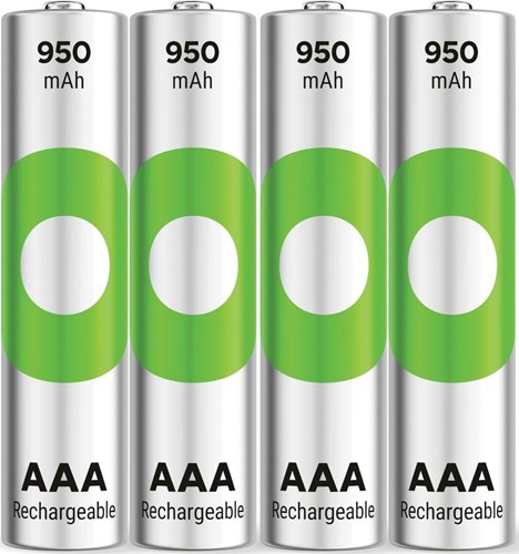 Load image into Gallery viewer, Gp nimh oplaadbare batterij aaa 950ma blister(4) - 3311422