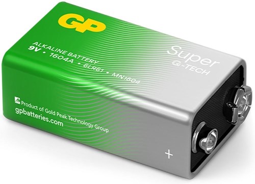 Load image into Gallery viewer, Gp super alkaline 9 volt 6lr61 1604a 3012425