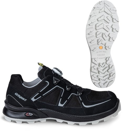 Chargez l'image dans la visionneuse de la galerie, Grisport safety cross safety horizon 33606 boa s3 zwart zilver - maat 43 - 00.049.011.43