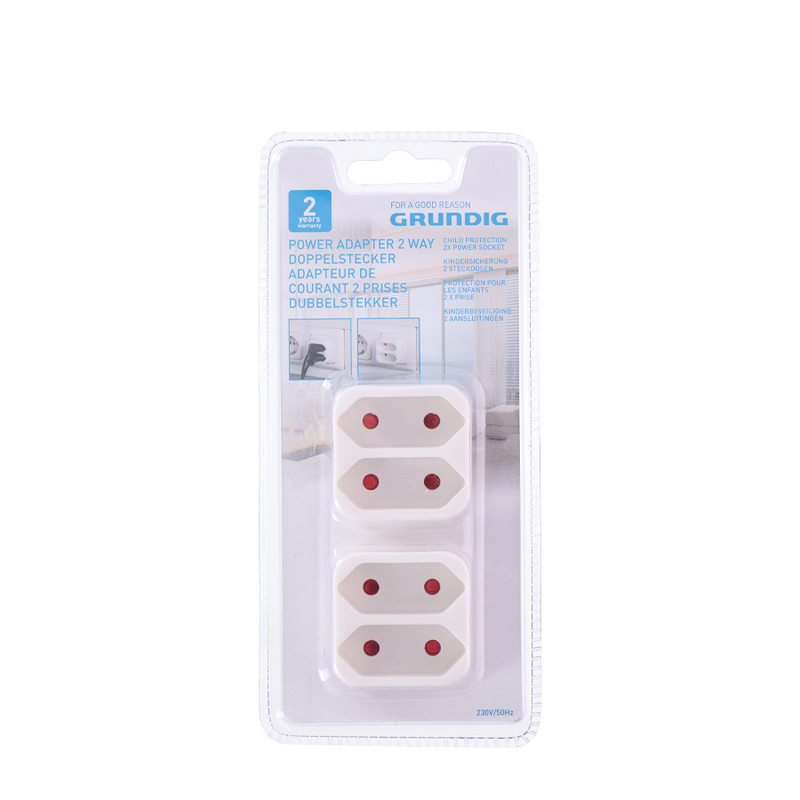 ギャラリービューアに画像をロードする, Grundig dubbelstekker 2 stuks