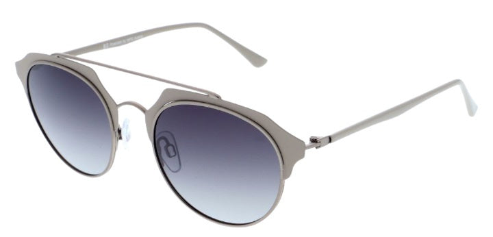 Load image into Gallery viewer, H.i.s Zonnebril unisex 84101 cat. 3 piloot metaal beige grijs
