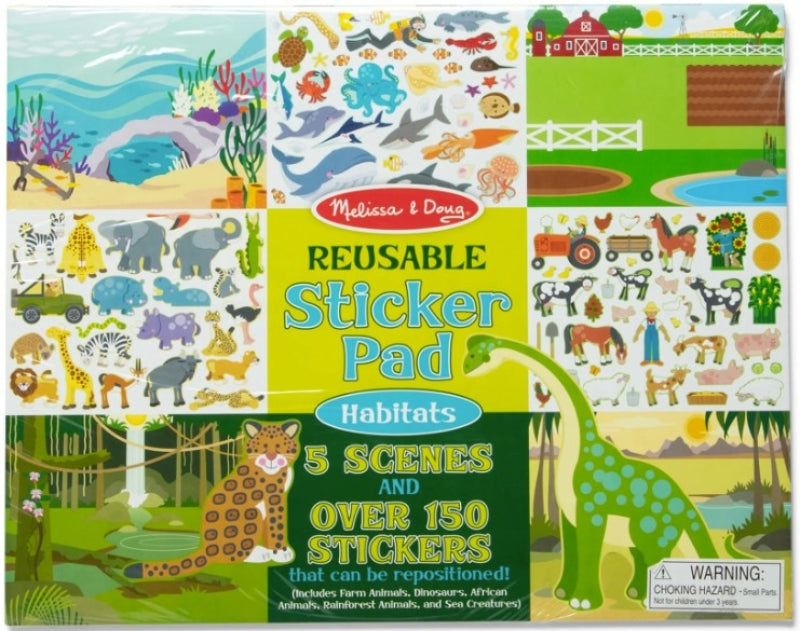 Load image into Gallery viewer, Melissa doug herbruikbaar stickervel dieren