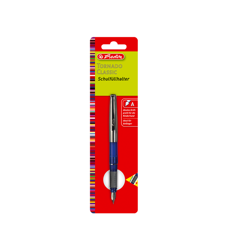 Load image into Gallery viewer, Herlitz schoolvulpen tornado classic blauw