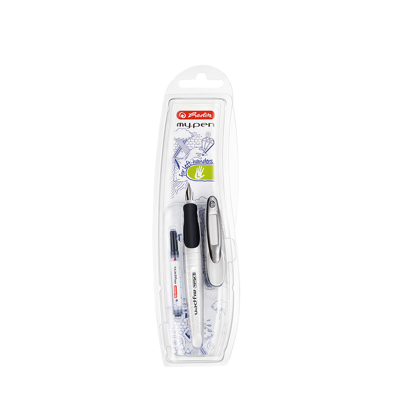 Load image into Gallery viewer, Herlitz vulpen my.pen voor linkshandigen wit