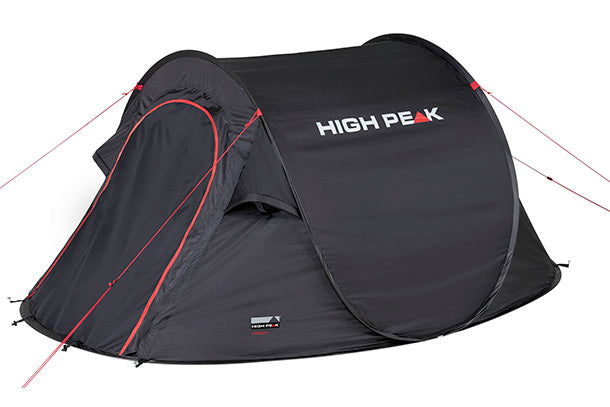 Load image into Gallery viewer, High peak Pop-up tent Vision 3-persoons 235 x 180 x 100 cm zwart