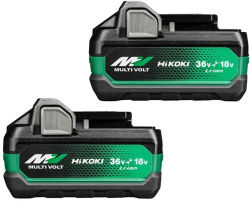 Chargez l'image dans la visionneuse de la galerie, Hikoki 380205 accu set twin pack 2x multi-volt accu 36v 2.5ah 18v 5.0ah - 380205